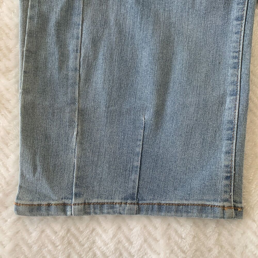 Jessica Simpson Sunshine Barrel Jeans Size 14/32 Light Blue Relaxed Fit Y2K - Picture 7 of 12